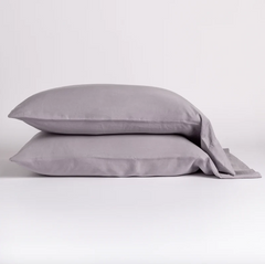 Madera Luxe Pillowcases from Bella Notte Linens in the color French Lavender.