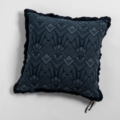Trettino 18x18 Throw Pillow from Bella Notte Linens in the color Midnight.