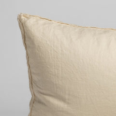Austin 18x18 throw pillow by Bella Notte Linens in the color Natural.