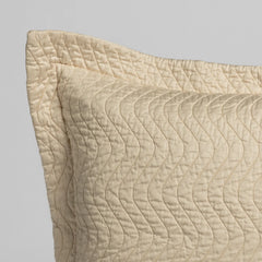 Cirillo Accent Pillow in Natural from Bella Notte Linens.