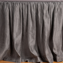 Paloma Bed Skirt from Bella Notte Linens in the color French Lavender.