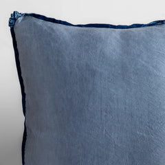 Paloma Lumbar Pillow from Bella Notte Linens in the color Tahoe Blue.