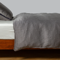 Paloma Duvet from Bella Notte Linens in the color French Lavender.