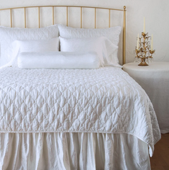 Paloma King Pillow Case in White by Bella Notte