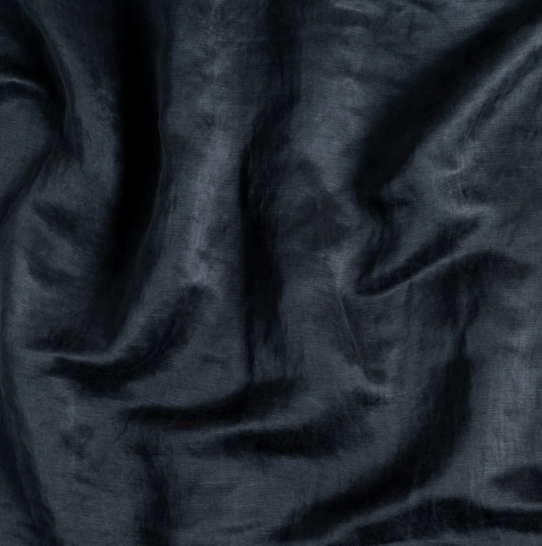 Paloma Lumbar Throw Pillow in Midnight from Bella Notte Linens