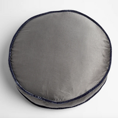 Paloma Round Pillow from Bella Notte Linens in the color French Lavender.