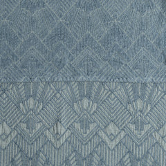 Trettino 24x24 Throw Pillow from Bella Notte Linens in the color Tahoe Blue.