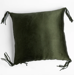 Taline 24x24 Pillow from Bella Notte Linens in the color Juniper.