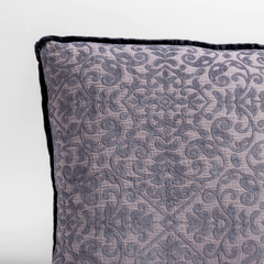 Vienna Shams from Bella Notte Linens in the color French Lavender.