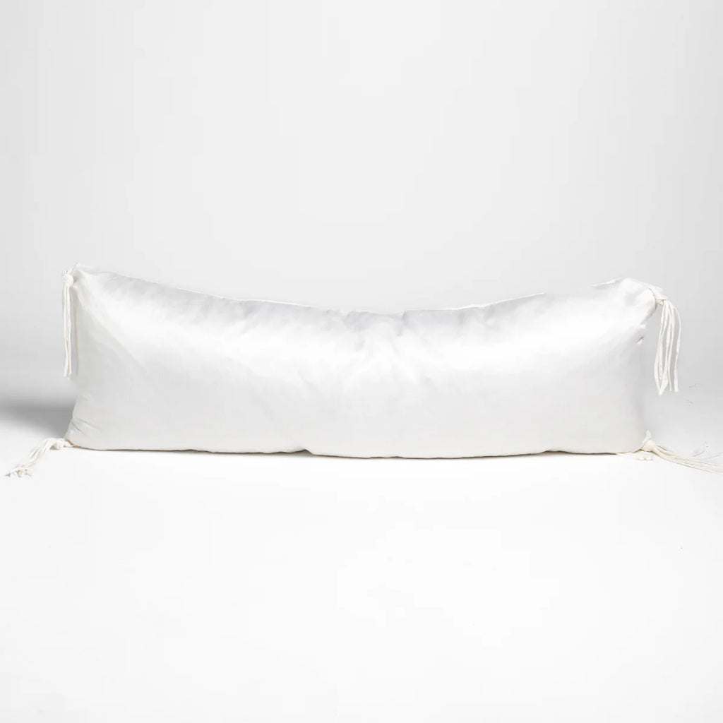 Taline Body Pillow from Bella Notte Linens in White
