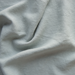 Austin Queen Bed Skirt from Bella Notte Linens in the color Eucalyptus.