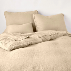 Austin Deluxe Sham from Bella Notte Linens in the color Honeycomb.