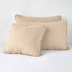 Austin Deluxe Sham from Bella Notte Linens in the color Honeycomb.
