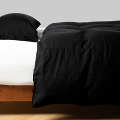 Austin Duvet from Bella Notte Linens in the color Corvino.