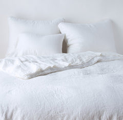 Austin Euro Sham from Bella Notte Linens in the color White.
