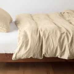 Austin Duvet from Bella Notte Linens in the color Honeycomb.