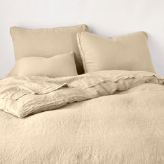Austin Duvet from Bella Notte Linens in the color Honeycomb.