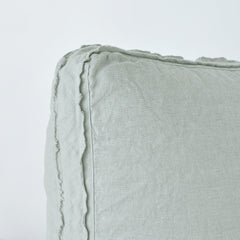 Austin Sham from Bella Notte Linens in the color Eucalyptus.