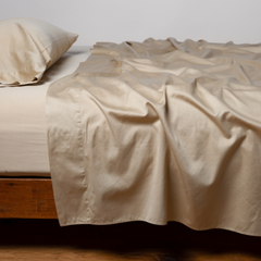 Bria King Fitted Sheet from Bella Notte Linens in the color Honeycomb.