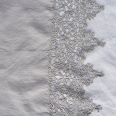 Frida Pillowcase in Fog from Bella Notte Linens