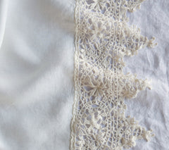 Frida Fabric in Winter White from Bella Notte Linens