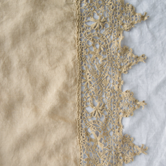 Queen Frida Flat Sheet in Honeycomb from Bella Notte Linens