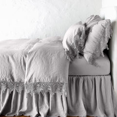 Frida Pillowcase in Fog from Bella Notte Linens