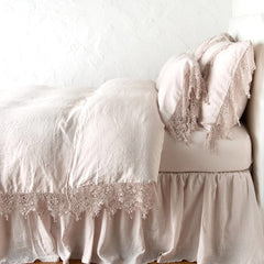 Frida King Pillowcase in Pearl from Bella Notte Linens