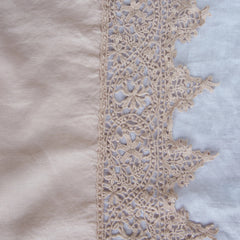 Frida King Pillowcase in Pearl from Bella Notte Linens
