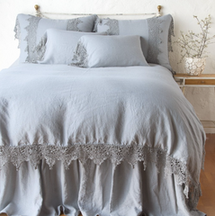Standard Frida Pillowcase in Mineral from Bella Notte Linens