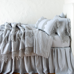 Standard Frida Pillowcase in Mineral from Bella Notte Linens