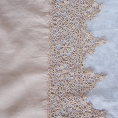 Frida Standard Pillowcase in Pearl from Bella Notte Linens