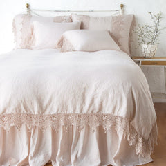 Frida Pillowcases from Bella Notte Linens in the color Pearl.