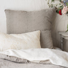 Ines Euro Sham in Fog from Bella Notte Linens