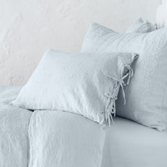 Ines Sham from Bella Notte Linens in the color Cloud.