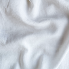 Deluxe Linen Sham in White from Bella Notte Linens