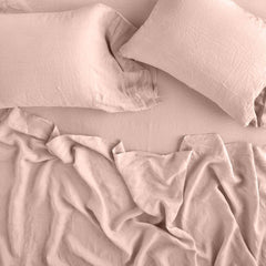 Linen King Pillowcase in Rouge from Bella Notte Linens