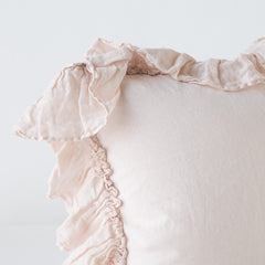 Linen Whisper Deluxe Sham in Pearl from Bella Notte