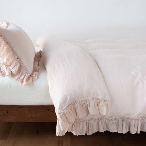 Linen Whisper Duvet Cover - Pearl - Queen