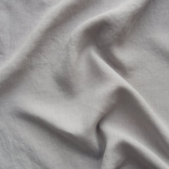 Linen Bed Skirt from Bella Notte Linens in the color Fog.