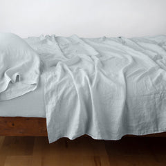 Linen pillowcases from Bella Notte Linens in the color Cloud.