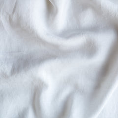Linen Bed Skirt from Bella Notte Linens in the color White.