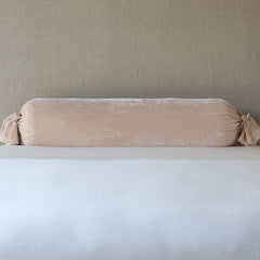 Loulah Bolster from Bella Notte Linens in the color Pearl.