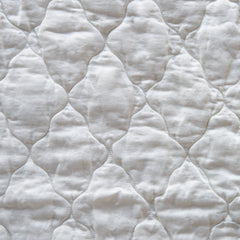 Luna Euro Sham in Winter White from Bella Notte Linens