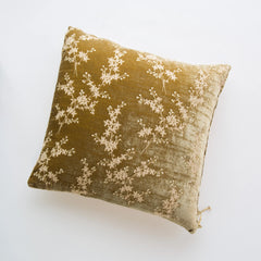 Lynette 18x18 Throw Pillow from Bella Notte Linens in the color Honeycomb. 