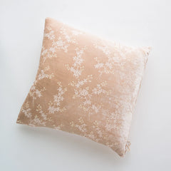 Lynette 18x18 Throw Pillow from Bella Notte Linens in the color Pearl. 