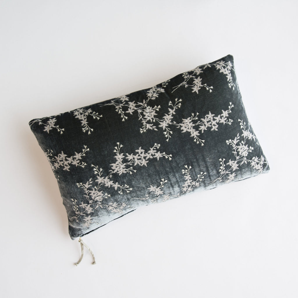 Lynette Accent Pillow in Fog from Bella Notte Linens