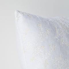 Lynette Accent Pillow from Bella Notte Linens in the color White.