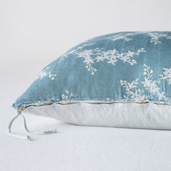Lynette Accent Pillow from Bella Notte Linens in the color Cloud.