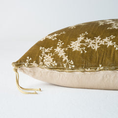 Lynette Accent Pillow from Bella Notte Linens in the color Honeycomb. 